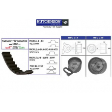 KH 231 HUTCHINSON Комплект ремня грм