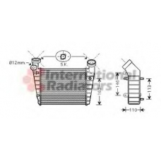 58004216 VAN WEZEL Интеркулер