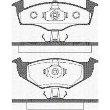 8110 29004 TRISCAN Комплект тормозных колодок, дисковый тормоз