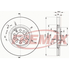 BD-5620-50 FREMAX Тормозной диск