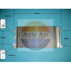 16-9794 AUTO AIR GLOUCESTER Конденсатор, кондиционер