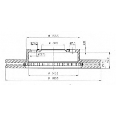 BDC4732 QUINTON HAZELL Тормозной диск