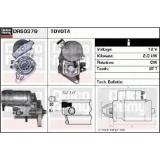DRS0379 DELCO REMY Стартер