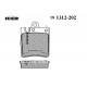 181312-202 ICER Комплект тормозных колодок, дисковый тормоз