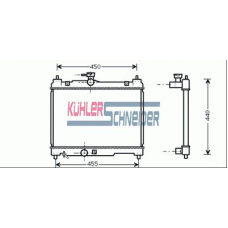 3217001 KUHLER SCHNEIDER Радиатор, охлаждение двигател