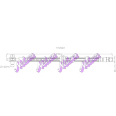 H4382Q Brovex-Nelson Тормозной шланг