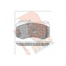 RB1950 R BRAKE Комплект тормозных колодок, дисковый тормоз