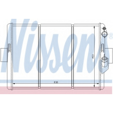 62288 NISSENS Радиатор, охлаждение двигателя