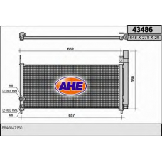 43486 AHE Конденсатор, кондиционер