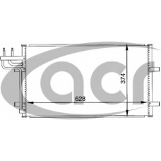 300093 ACR Конденсатор, кондиционер