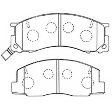 FP0500 FIT Комплект тормозных колодок, дисковый тормоз