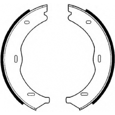 BS1177 QUINTON HAZELL Комплект тормозных колодок, стояночная тормозная с