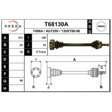 T68130A EAI Приводной вал