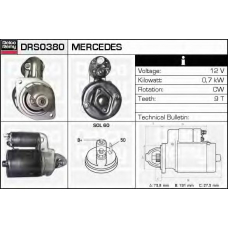 DRS0380 DELCO REMY Стартер