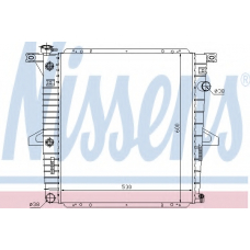 69203 NISSENS Радиатор, охлаждение двигателя