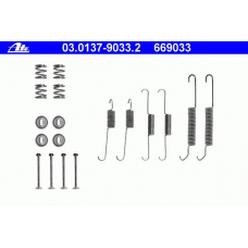 03.0137-9033.2 ATE Комплектующие, тормозная колодка