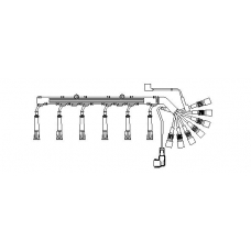 525/100 BREMI Комплект проводов зажигания