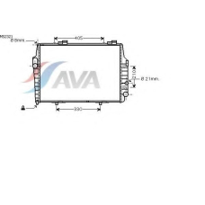 MS2321 AVA Радиатор, охлаждение двигателя