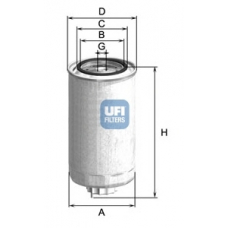 24.312.00 UFI Топливный фильтр