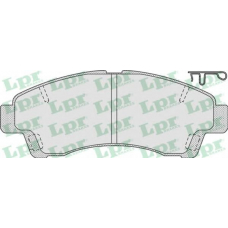 05P818 LPR Комплект тормозных колодок, дисковый тормоз