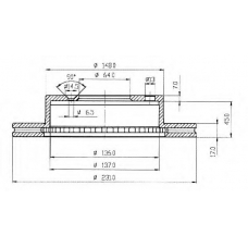 BDC3758 QUINTON HAZELL Тормозной диск