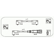 ABM47 JANMOR Комплект проводов зажигания