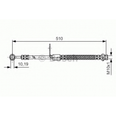 1 987 481 156 BOSCH Тормозной шланг