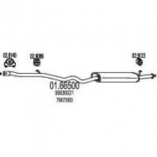 01.66500 MTS Глушитель выхлопных газов конечный