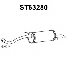 ST63280 VENEPORTE Глушитель выхлопных газов конечный