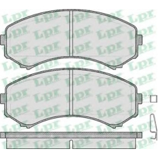 05P569 LPR Комплект тормозных колодок, дисковый тормоз