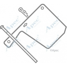 KIT246 APEC Комплектующие, тормозные колодки