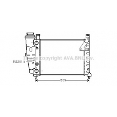 FTA2040 AVA Радиатор, охлаждение двигателя