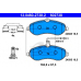 13.0460-2738.2 ATE Комплект тормозных колодок, дисковый тормоз