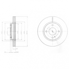 BG4170 DELPHI Тормозной диск
