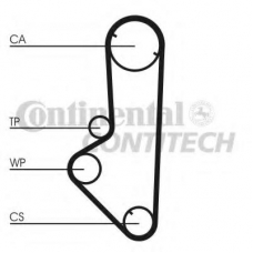 CT707K1 CONTITECH Комплект ремня грм
