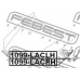 1099-LACRH FEBEST Монтажный комплект, капот двигателя