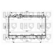 QER2568 QUINTON HAZELL Радиатор, охлаждение двигателя