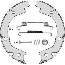M885R MGA Комплект тормозных колодок, стояночная тормозная с