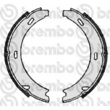 S 50 507 BREMBO Комплект тормозных колодок, стояночная тормозная с