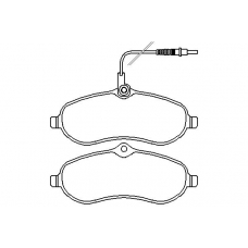 MDK0236 MINTEX Комплект тормозов, дисковый тормозной механизм