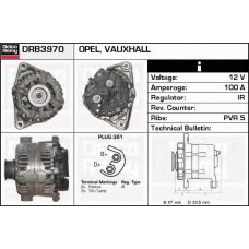 DRB3970 DELCO REMY Генератор