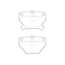 WBP23521A WAGNER LOCKHEED Комплект тормозных колодок, дисковый тормоз