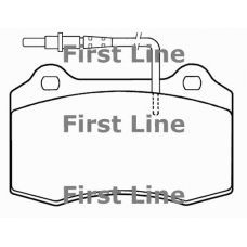 FBP3301 FIRST LINE Комплект тормозных колодок, дисковый тормоз