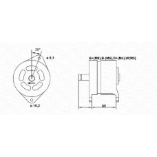 943355232010 MAGNETI MARELLI Генератор