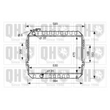 QER2611 QUINTON HAZELL Радиатор, охлаждение двигателя