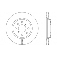 BDA2658.20 OPEN PARTS Тормозной диск