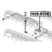 NSB-R20R FEBEST Опора, стабилизатор