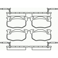 T9028 PAGID Комплект тормозных колодок, дисковый тормоз