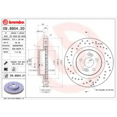 BS 9033 BRECO Тормозной диск