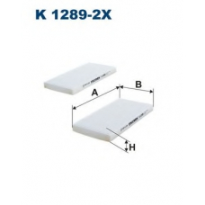 K1289-2X FILTRON Фильтр, воздух во внутренном пространстве